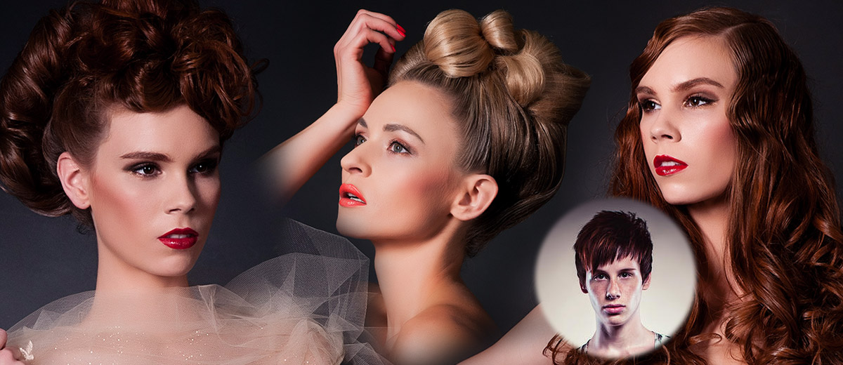Český kadeřník a vlasový stylista Patrik Hagara vytvořil novou kolekci romantických společenských účesů inspirovaných anděly v ženském těle.