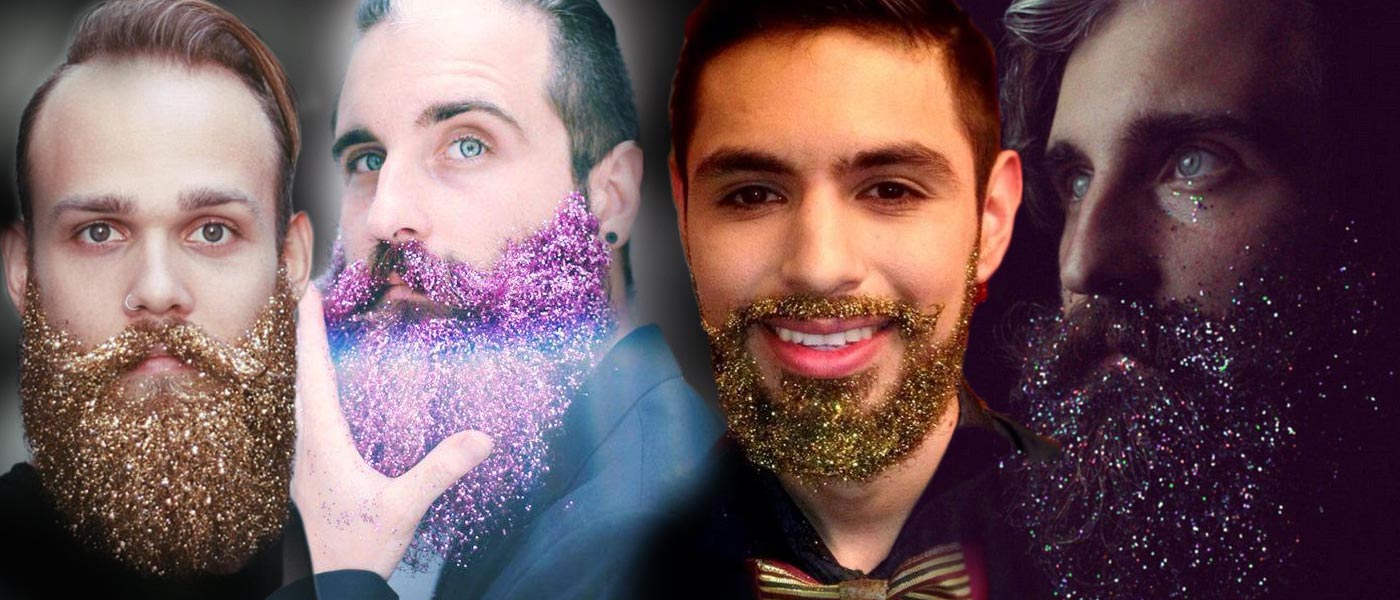 Móda hipsterů – parádní vousy, jde do fáze 2.0. Nosí se glitter beard – neboli třpytky ve vousech. Jakou barvu třpytu si vyberete pro svůj plnovous?