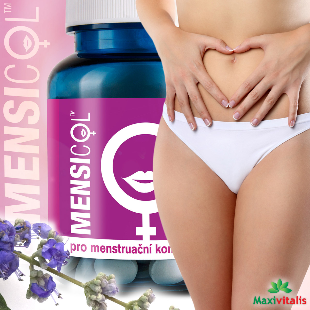 Mensicol je přípravek určený pro náš menstruační komfort. Pomáhá ke zdraví našemu pohlavnímu systému, umí optimalizovat menstruační krvácení a zmírnit problémy spojené s menopauzou.