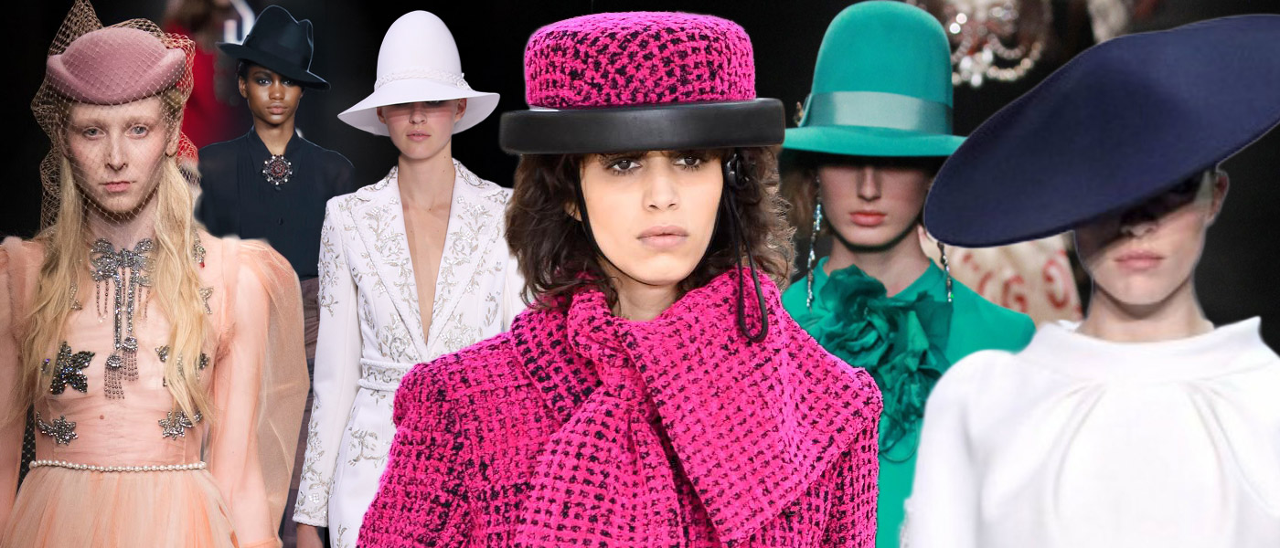 Jaké dámské klobouky podzim/zima 2016/2017 doporučují módní návrháři? Móda přináší do dámského šatníků eleganci, pánský styl i extravaganci.