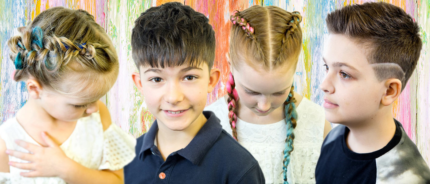 Dětské účesy 2018: Misha/hair Studio představuje kolekci Protiklady s účesy pro dívky a kluky.